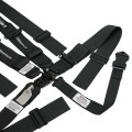 HB22031HSPL Sprint/Midget Harness w/ 2'' Latch, HANS Shoulders, & Single Pull Lap view 4